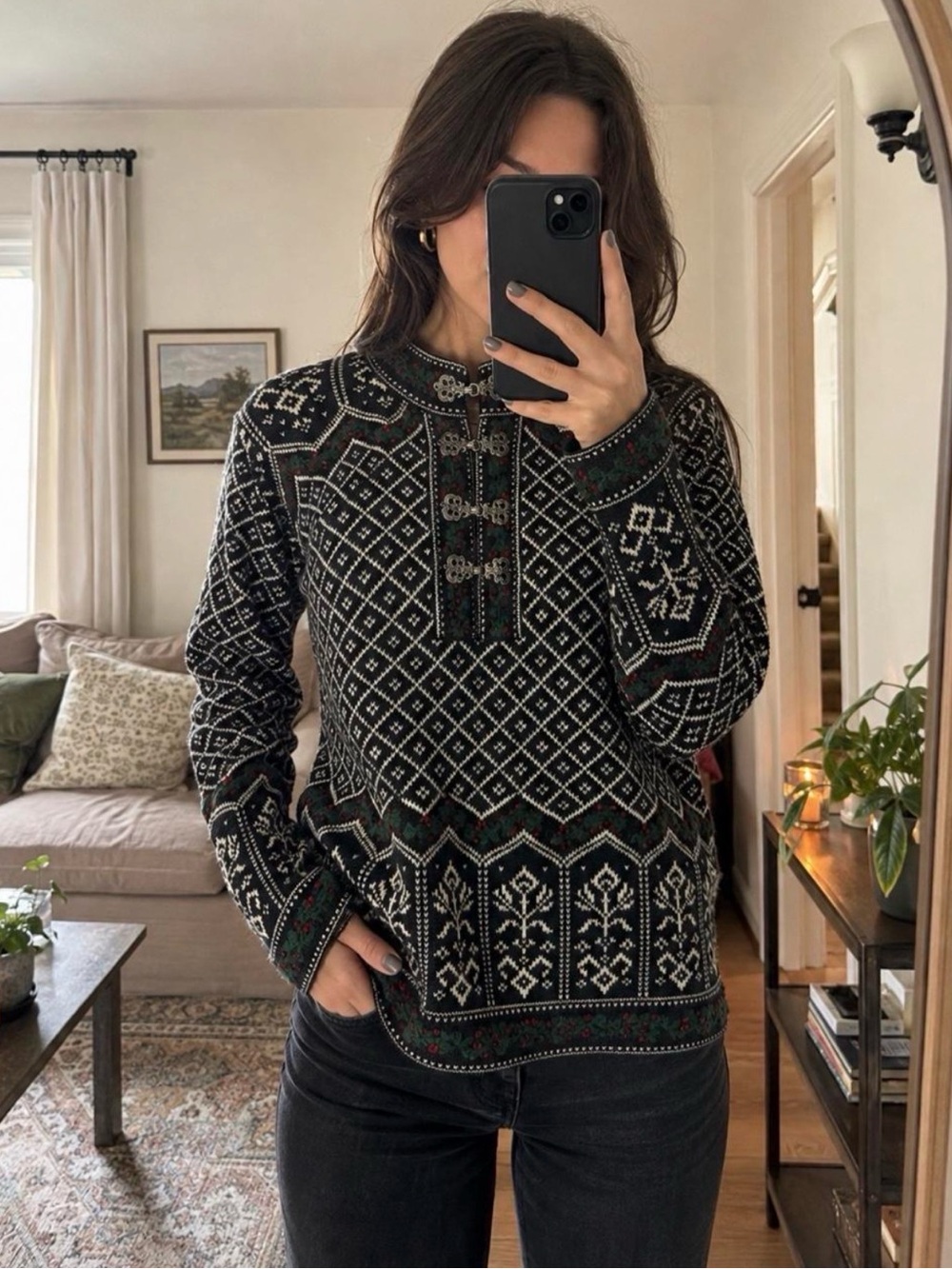 Vintage Talbots Knit Winter Sweater